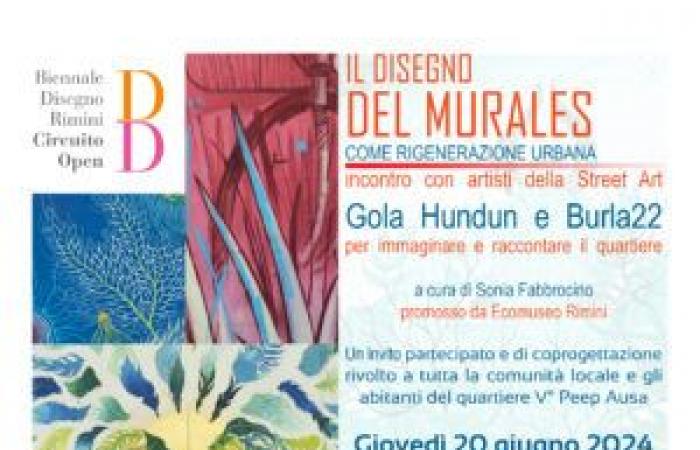 Rimini: Ecomuseo presenta dos artistas locales de Street Art, Gola Hundun y Burla22. Jueves