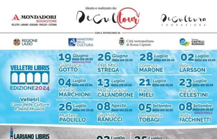 “DeCultour”, con Fondazione De Cultura y Mondadori un verano de libros de Frascati a Cisterna