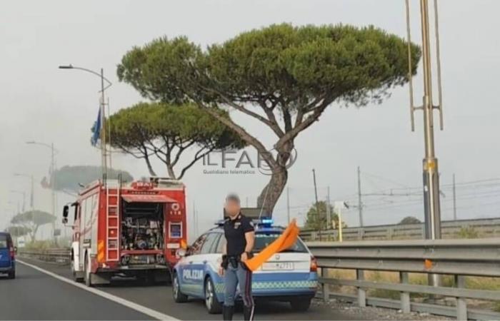Incendio cerca de la línea Roma-Fiumicino: momentos de emergencia en la costa romana