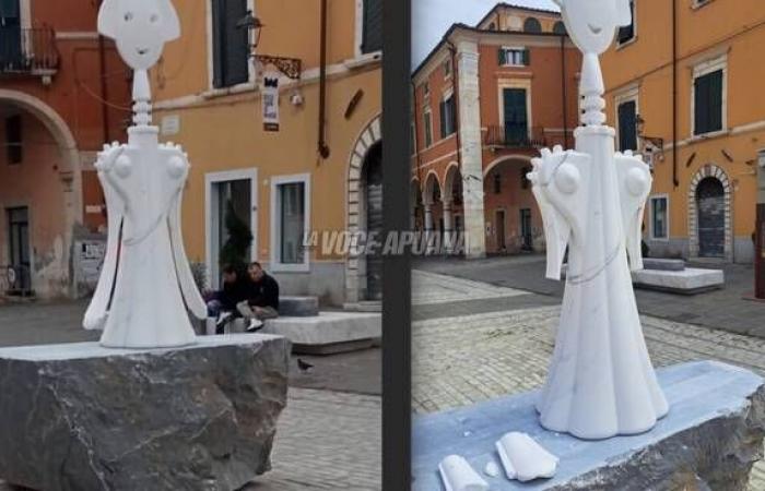 «Estatua blanca de Carrara dañada pero ‘no es vandalismo’: tonos ridículos del político-curador»