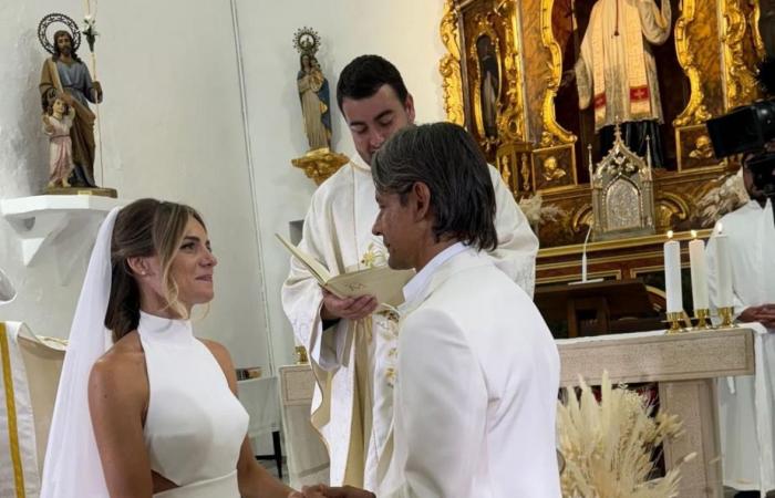 Pippo Inzaghi y Angela Robusti se casaron en Formentera: las fotos de la boda