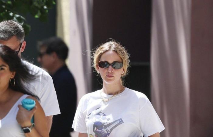 Jennifer Lawrence con los calcetines Millennial tan odiados por la Generación Z