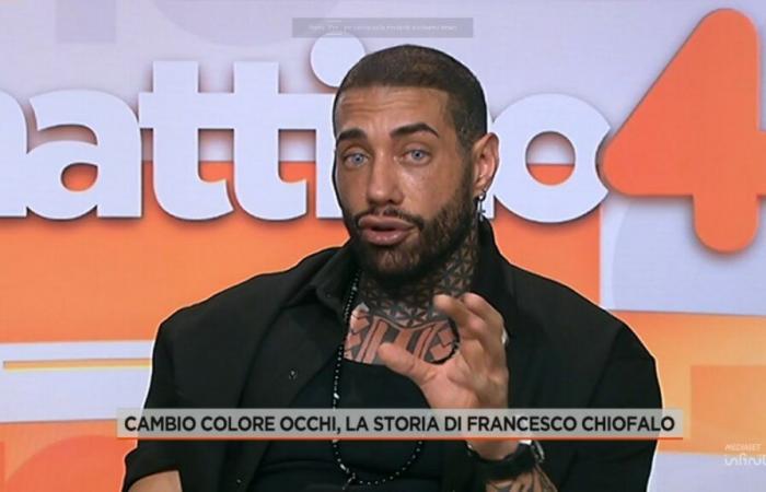 Francesco Chiofalo por primera vez en la televisión después de cambiar el color de sus ojos: en Mattino 4 admite que no sabe qué pasará – Gossip.it