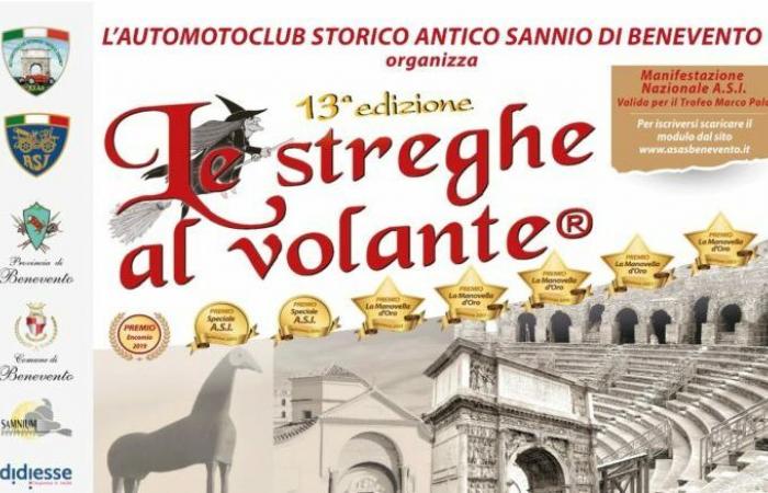 La decimotercera edición de Le Streghe al Volante se celebrará el sábado 22 y el domingo 23 de junio en Benevento… un éxito anunciado.