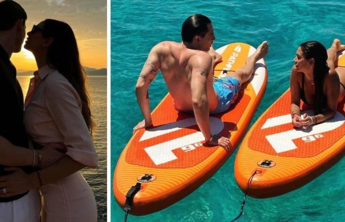 Entre Melissa Satta y Carlo Beretta se besan al atardecer en Grecia: aquí las primeras fotos románticas de la pareja en la red social – Gossip.it