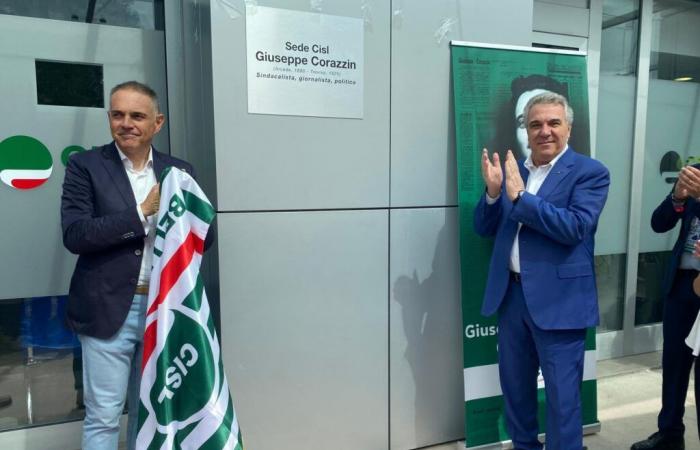 Inauguración de la sede de CISL Treviso. Sbarra: “Necesitamos respeto por la dignidad del trabajo. Autonomía, participación, reformismo raíces de la CISL”