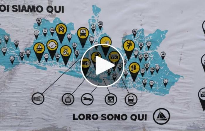 “Corrupción y explotación”, el mapa del “Sistema Liguria” en Caricamento: el flash mob de la oposición social