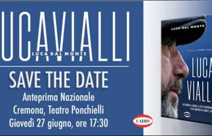 “LucaVialli”: el libro de Dal Monte en el teatro el 27 de junio