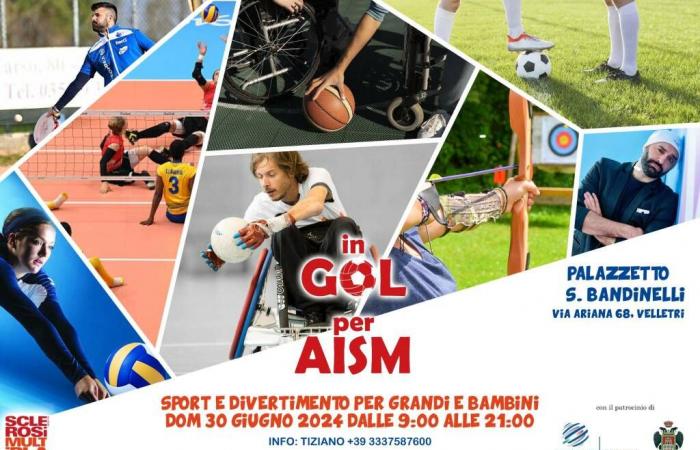 Velletri – “En Gol por AISM” el domingo 30 de junio en el Pala Bandinelli: deporte y solidaridad para todos