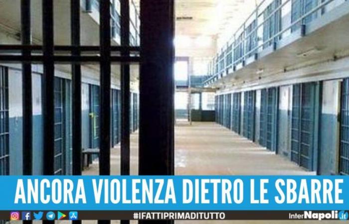 Ataque en la prisión de Avellino, recluso patea y golpea al inspector y al oficial