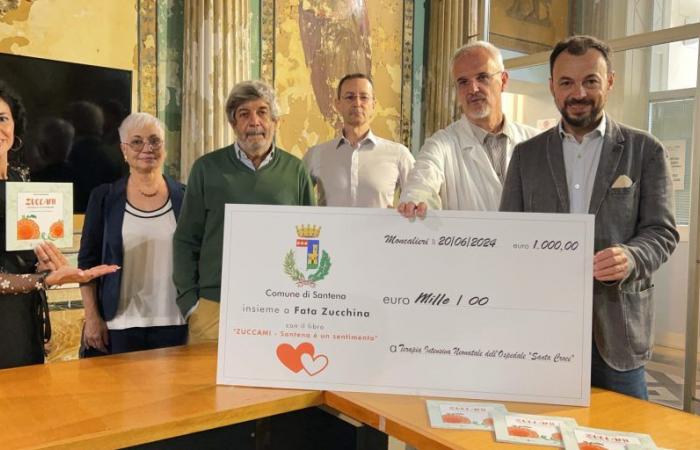 De Santena 1000 euros a la unidad de cuidados intensivos neonatales del Hospital Santa Croce de Moncalieri