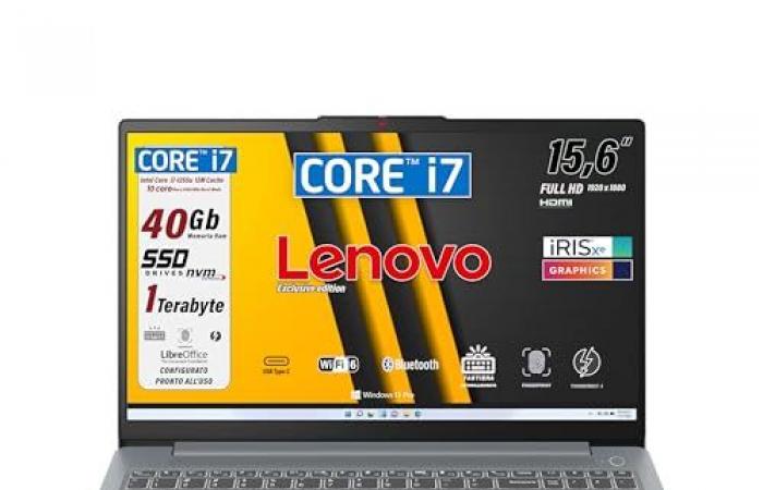 Este portátil tiene 40GB de RAM, Core i7, 1TB SSD, Thunderbolt 4, es un Lenovo y está en oferta por 780€!