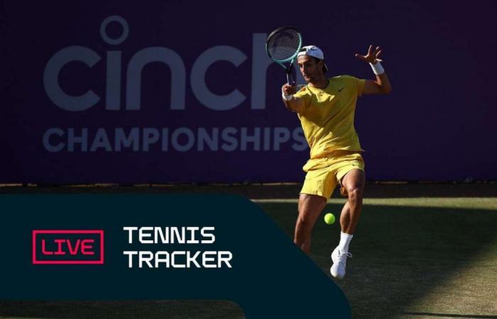 Tennis Tracker, Musetti y Sinner en la cancha de Halle, Cocciaretto en la semifinal de Birmingham
