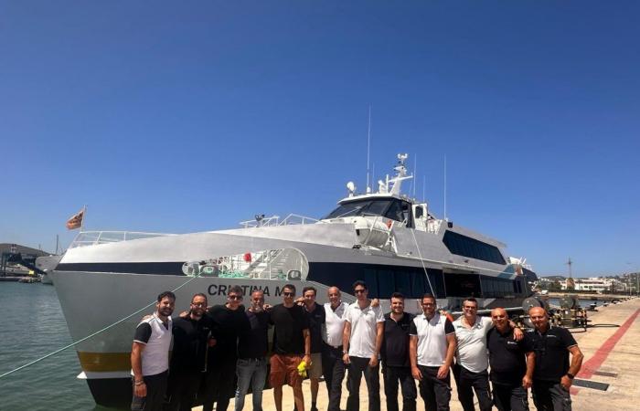 Liberty Lines, el barco “Cristina M” ha llegado al puerto de Trapani