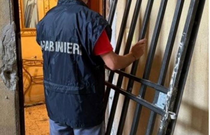 Catania, centro de tráfico de drogas en un apartamento protegido con cámaras y puerta