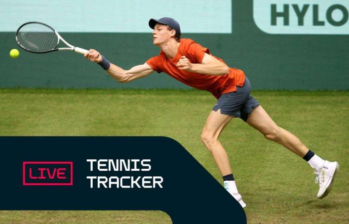 Tennis Tracker: Sinner avanza hacia Halle y Musetti en Queen’s, Berrettini y Alcaraz salen