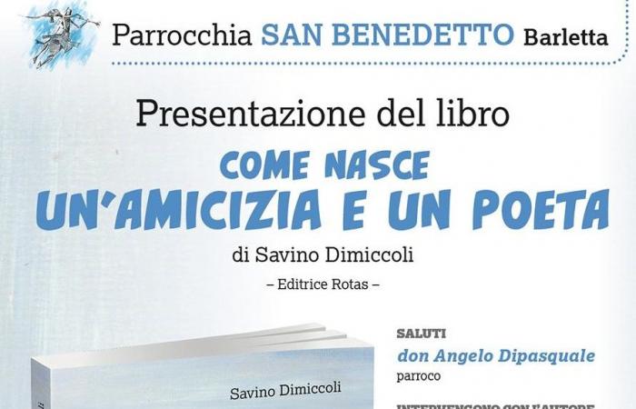 “Cómo nacen una amistad y un poeta”, presentación del libro de Savino Dimiccoli