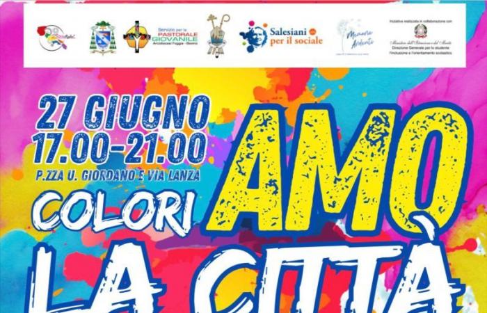 “ColoriaAMO la ciudad”, el festival infantil diocesano de verano en la zona peatonal de Foggia