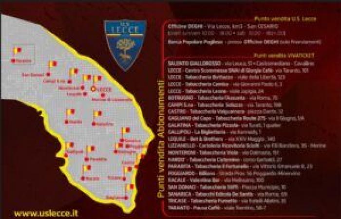 Lecce, campaña de abonos 2024/2025: todo lo que necesitas saber