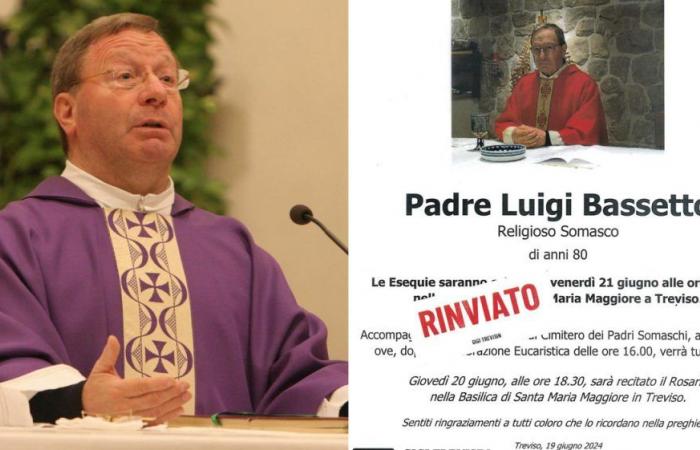 Padre Luigi Bassetto, funeral bloqueado menos de 24 horas después de la ceremonia. Se ha dispuesto la autopsia del cuerpo del párroco