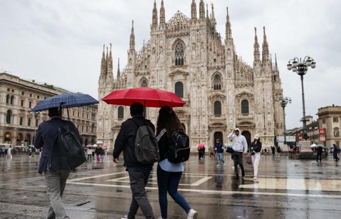 Mal tiempo, alerta naranja en Milán por riesgo de tormentas: se controlan los niveles en Seveso y Lambro