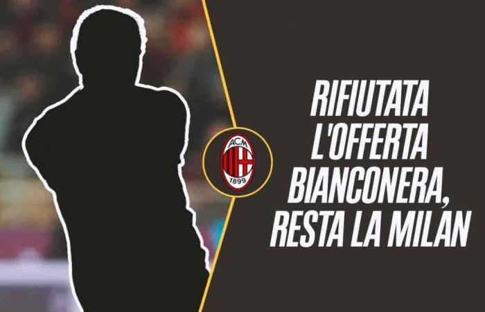 La oferta de la Juventus fue rechazada: prefiere quedarse en el Milán