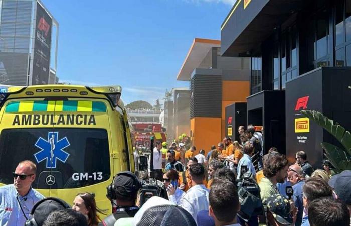 GP de España, miedo en el paddock: la hospitalidad de McLaren en llamas – Noticias