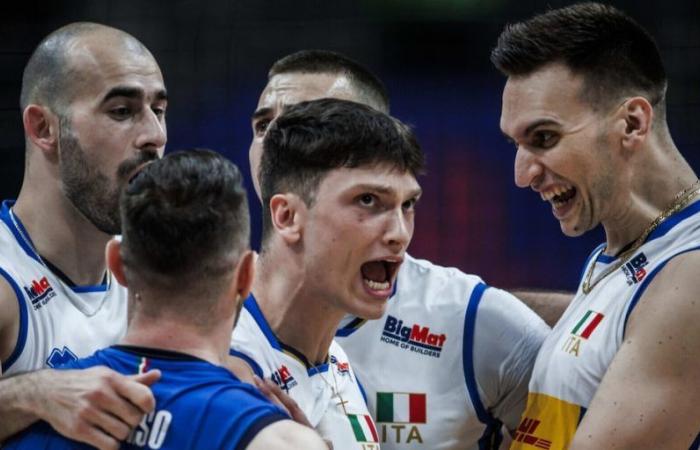 Liga de Naciones Italia-Eslovenia en vivo, Azzurri perdiendo un set. Sigue el EN VIVO