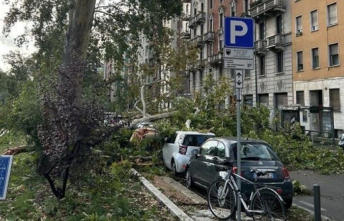 Noche de mal tiempo en Lombardía: Milán bajo la tormenta, Varese a salvo