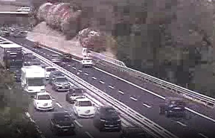 Accidente en la A14, cola de 5 km en un tramo cerrado entre Pescara sur y Ortona en dirección Bari