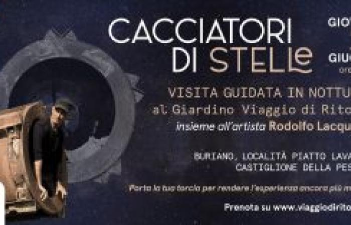 Grosseto, a la caza de estrellas e historias fantásticas en el Giardino Viaggio di Ritorno