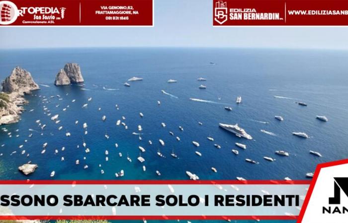 Capri y Sorrento – El problema del agua en Castellammare di Stabia aún no está resuelto; además, a partir de esta mañana sólo los residentes pueden desembarcar en la isla de Capri.
