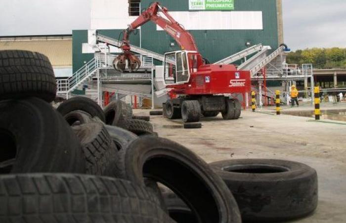 En Umbría, se recogieron más de 900.000 kg de neumáticos fuera de uso en un año