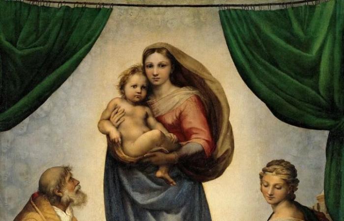 La Virgen Sixtina de Rafael con los dos icónicos angelitos aburridos – Vuelve Miguel Ángel Buonarroti