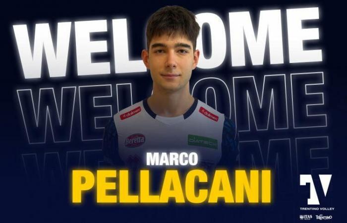 Marco Pellacani será el cuarto central del Itas Trentino en la Superliga