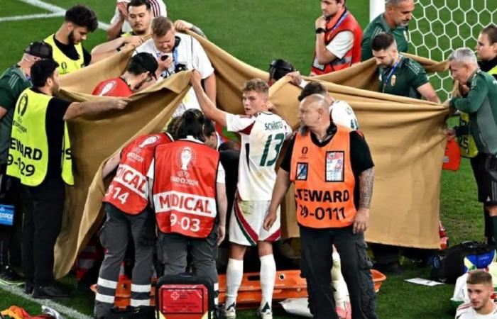 Varga se desploma en el suelo: partido suspendido, compañeros y estadio llorando
