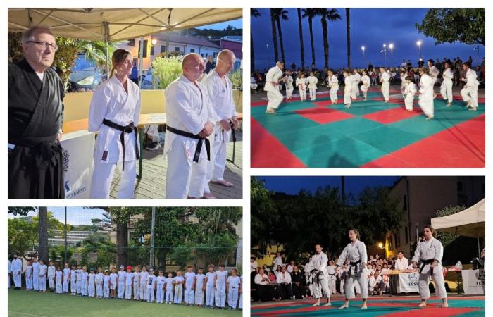 Fudoshin Karate Liguria cierra el año de actividad con el “Karateggiando Insieme”, entre Riva Ligure y Santo Stefano al Mare/Foto