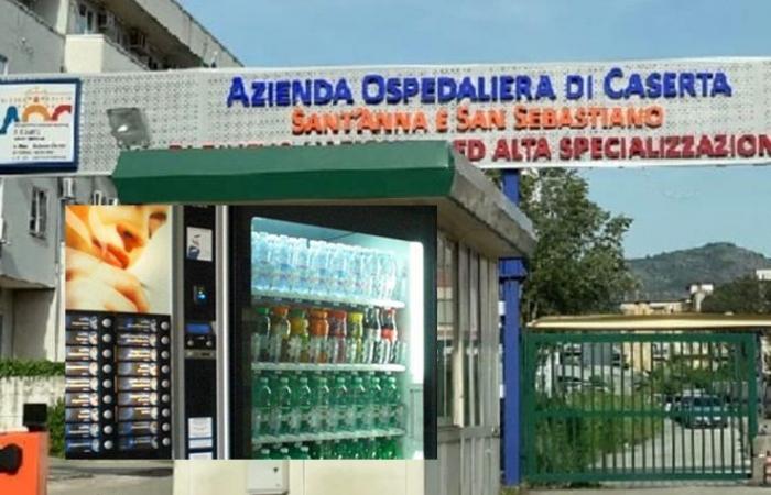 HOSPITAL DE CASERTA. Casi 250 mil euros en máquinas de snacks y bebidas. Y el contrato “vuelve” a Casoria