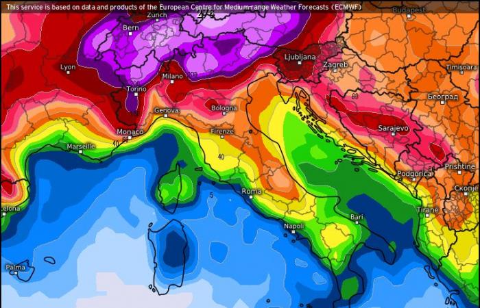 Clima italiano: inicio generalizado del verano bloqueado durante todo el mes de julio. No es culpa de La Niña