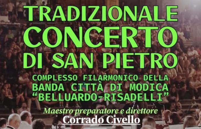 Modica, esta noche el tradicional concierto de San Pietro de Belluardo-Risadelli –