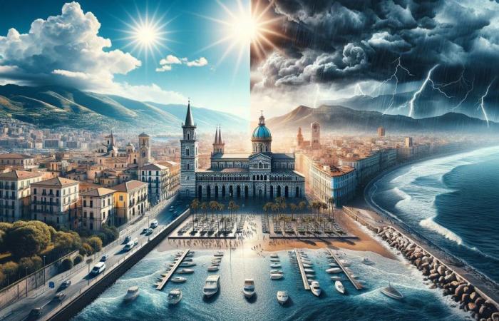 El tiempo en Salerno, el pronóstico para mañana martes 25 junio