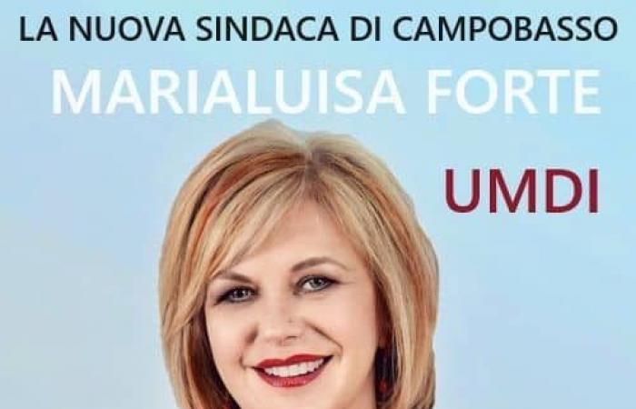 Marialuisa Forte nueva alcaldesa de Campobasso. La primera mujer en la historia de la capital de Molise