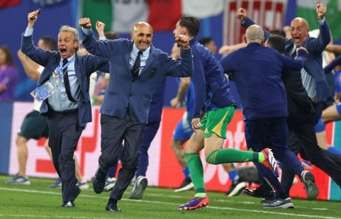 Italia empató en el minuto 98 con Croacia, las reacciones de los fanáticos se transformaron en solo 1 minuto: del psicodrama a la euforia