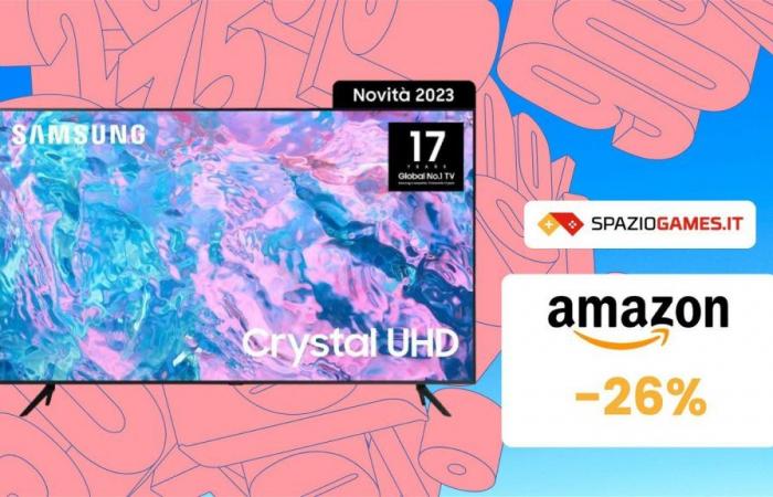Smart TV Samsung 43″ 4K, excelente para jugar, ¡A PRECIO TOP! -26%