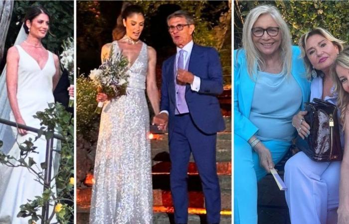 Daniela Ferolla, el matrimonio de la ex Miss Italia con Vincenzo Novari tras 20 años de compromiso. Desde Mara Venier hasta Simona Ventura, todos los VIP presentes