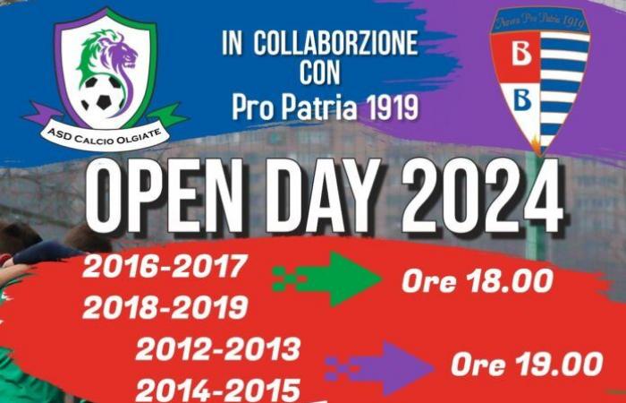 Calcio Olgiate lanza jornadas de puertas abiertas en colaboración con Pro Patria. Carnelli: “Proyectos innovadores”