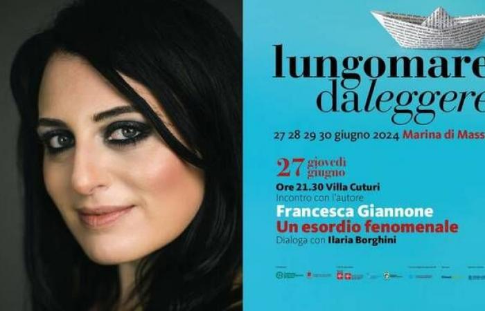 Francesca Giannone invitada de la primera velada de Lungomare para leer en Marina di Massa