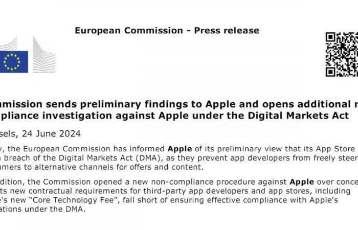 Apple se arriesga a una multa de hasta 7 mil millones de euros: ¿será la primera empresa culpable según la DMA?