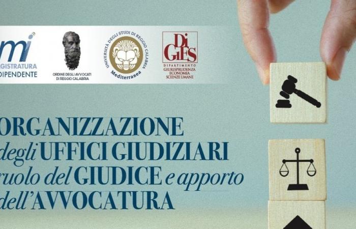 En Reggio Calabria la conferencia “Organización de las oficinas judiciales, papel del juez y contribución de la abogacía”