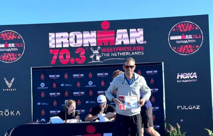 Ruben Benigno de Brindisi en Nueva Zelanda por una medalla en el campeonato mundial Ironman 70.3